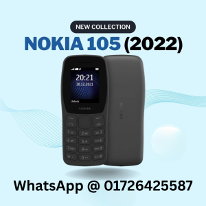 Nokia 105 (2022) Dual Sim Button Mobile (Refurbished)